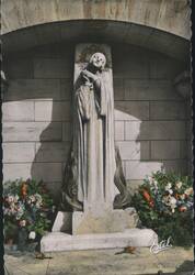Statue of Joan of Arc at the Stake Site, Rouen, France Postcard