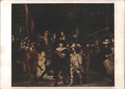 Rembrandt's The Night Watch, Rijksmuseum Amsterdam Postcard