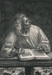 Virgil Writing in Orvieto Cathedral Postcard