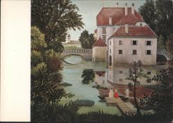 Freisaal Castle on the Water, Salzburg Postcard