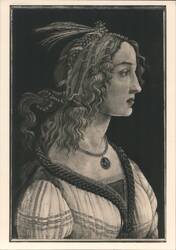 Sandro Botticelli's Portrait of Simonetta Vespucci Postcard