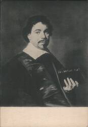 Portrait of Johannes Hoornbeeck by Frans Hals Postcard