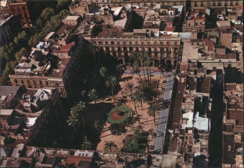 Plaza Real, Barcelona Spain