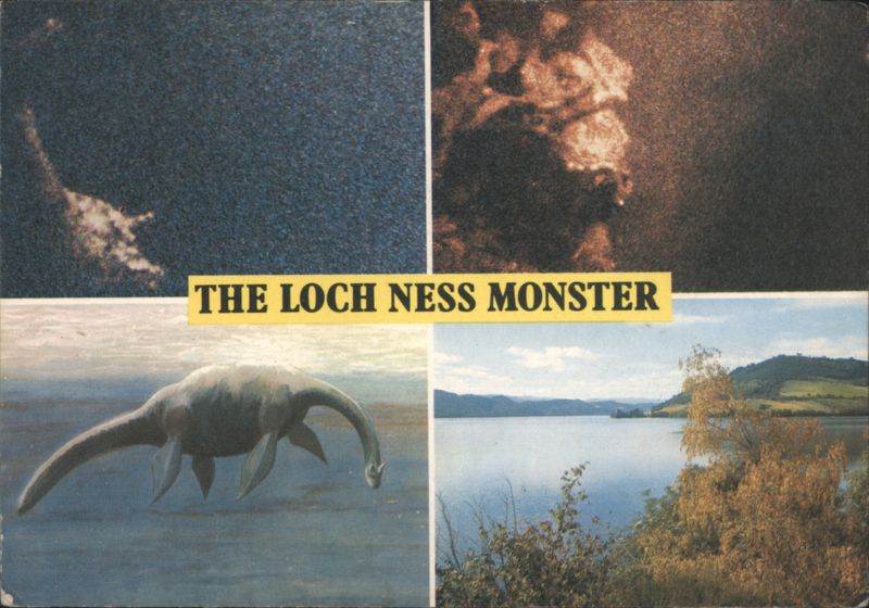 Loch Ness Monster Underwater Photos & Artist Impression Scotland