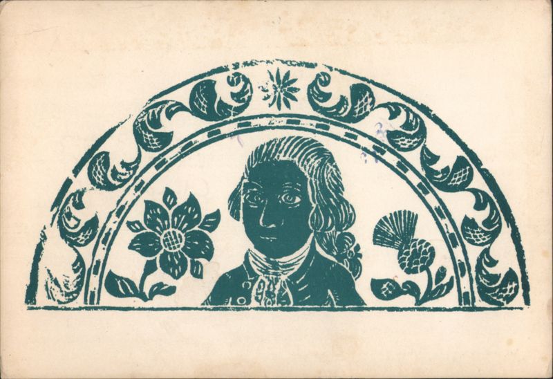 Portrait of a Newport Gentleman, Jonathan Wyatt Stone Rubbing