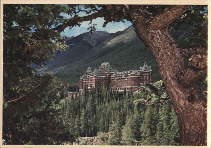 Banff Springs Hotel, Sulphur Mountain, Canadian Rockies AB Canada