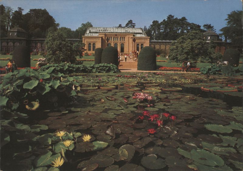 Wilhelma Animal & Plant Paradise, Water Lilies, Palace Stuttgart Germany