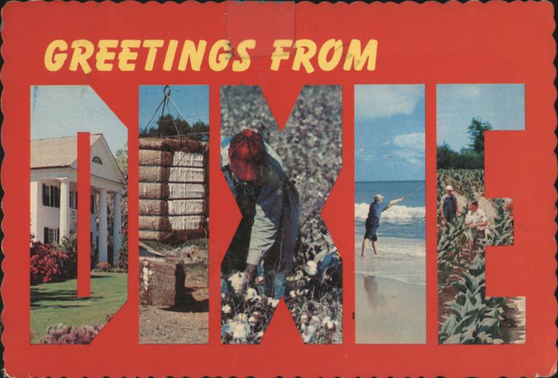 Greetings From Dixie, Southern Scenes Large Letter