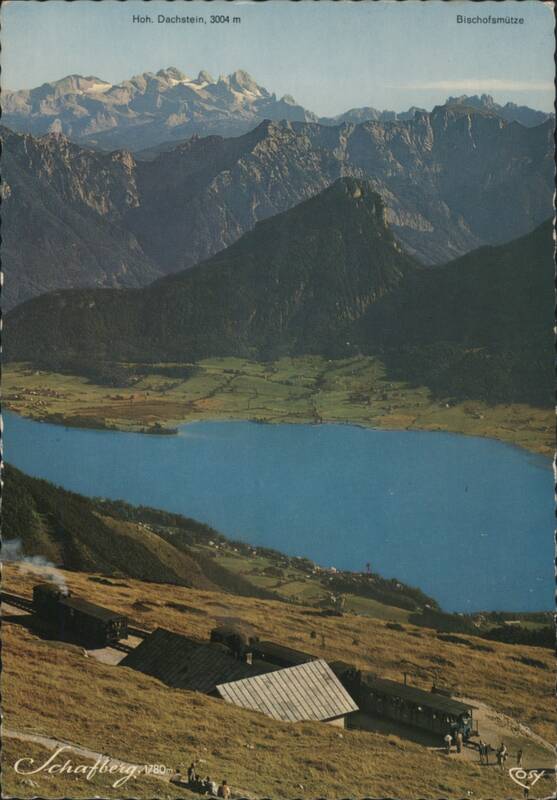 Schafberg-Gipfel, Dachstein, Bischofsmütze, Lake, Train St. Wolfgang Austria