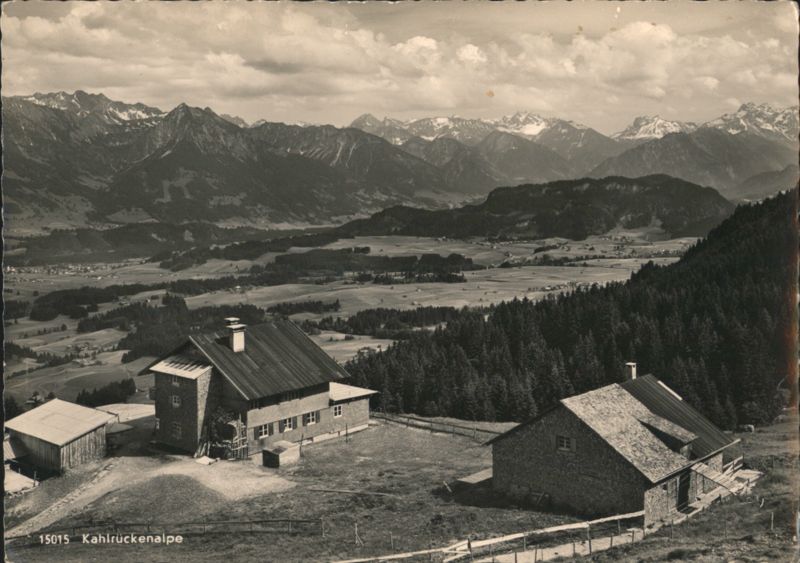 Kahlrückenalpe 1200m, Bergheim im Hörnergebiet Sonthofen Germany