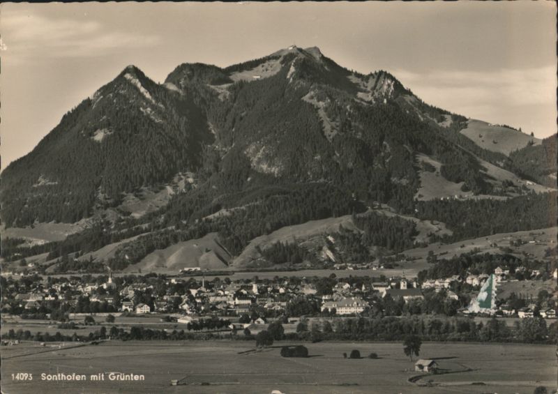 Sonthofen with Grünten, Allgäuer Alpen Germany