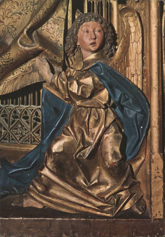 Pacher Altar, St. Wolfgang - Kneeling Angel Austria