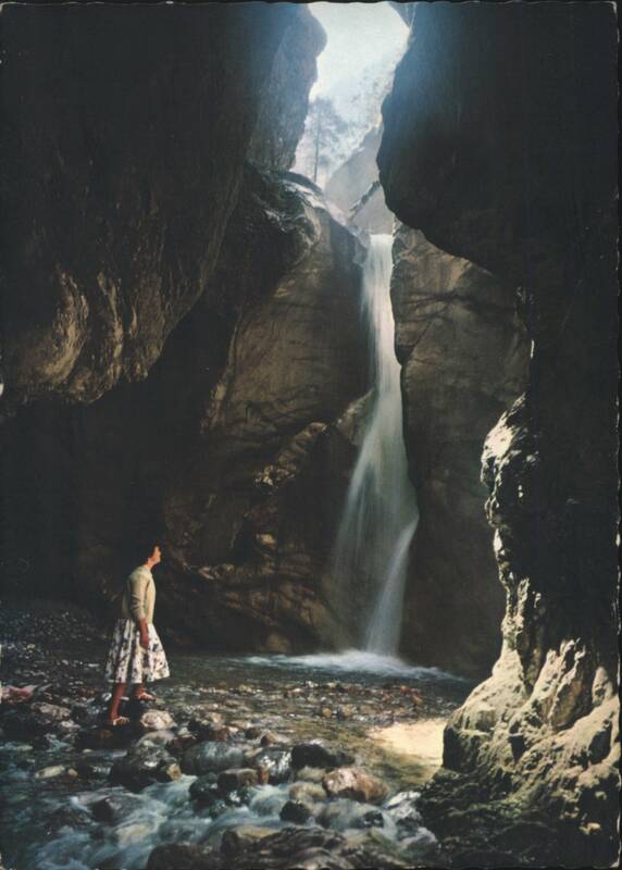 Burggrabenklamm Waterfall, Atterseesüdufer, Salzkammergut Burgau Austria