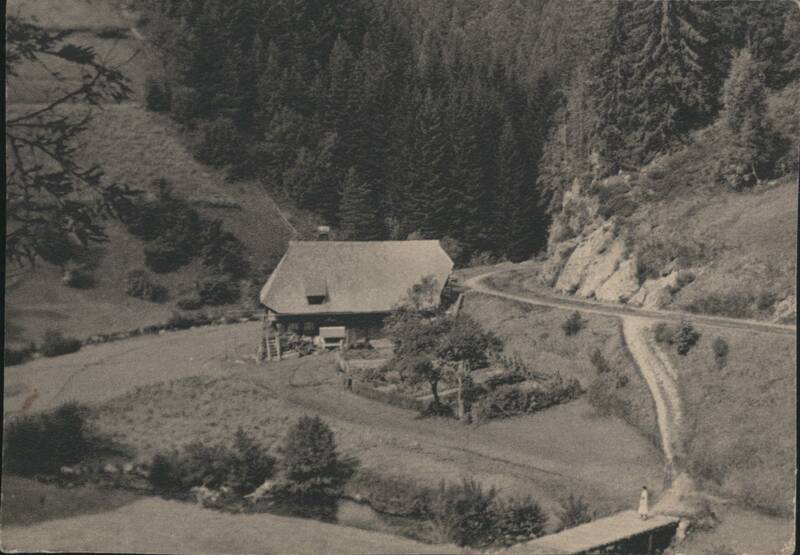 Thatched Roof House in Black Forest Valley, Lahr Germany