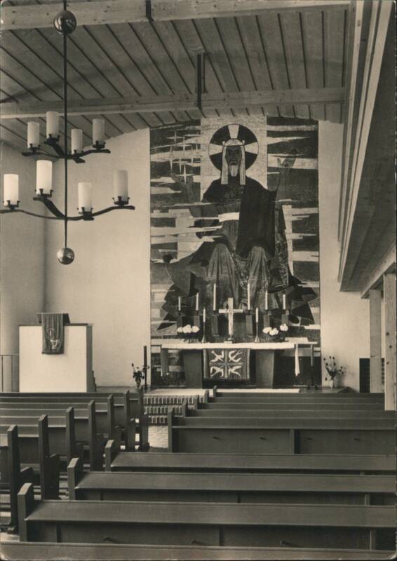 Evangelische Christuskirche Oberstdorf im Allgäu Interior Germany