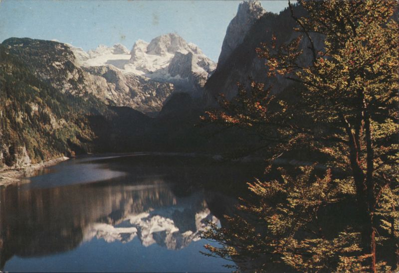 Gosausee Lake, Salzkammergut with Dachstein Mountain Austria