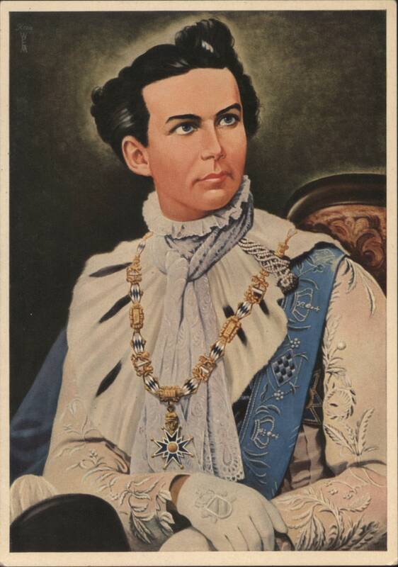 König Ludwig II. in Georgsrittertracht Royalty