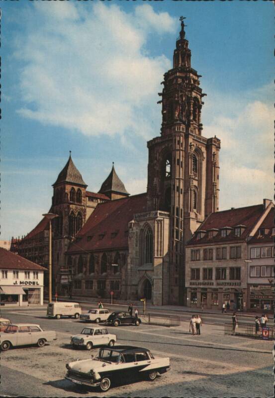 Kilianskirche, Heilbronn with Mayor's Stone Figure Germany