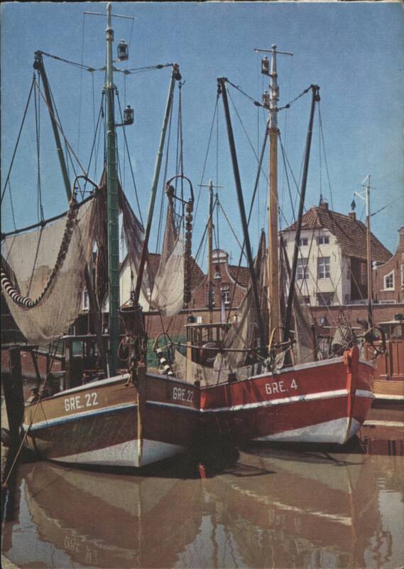 Greetsiel Harbor Fishing Boats GRE. 22 & GRE. 4 Germany