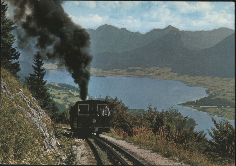 Zahnradbahn zum Schafberg 1783 m, St. Wolfgang Austria