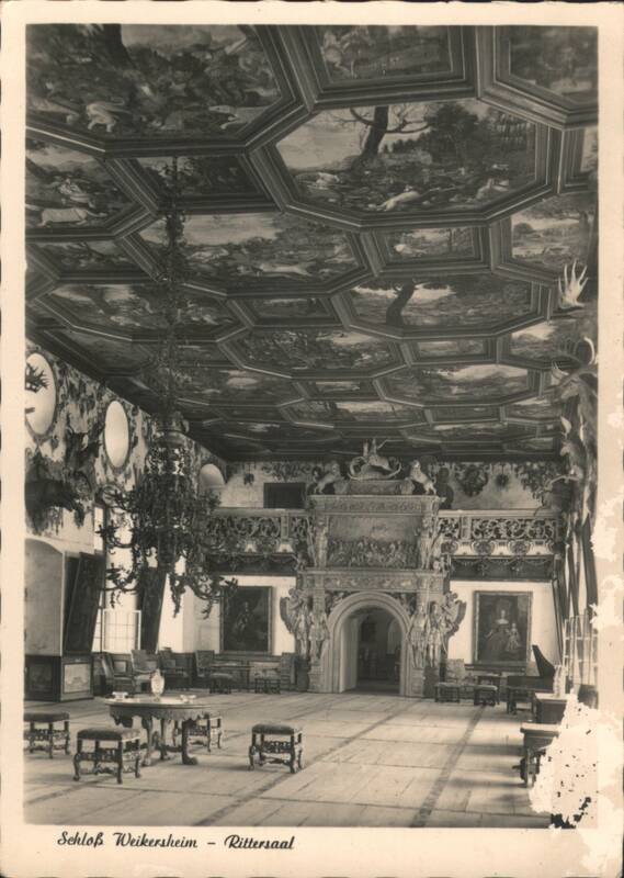 Schloß Weikersheim, Rittersaal mit Portal Germany