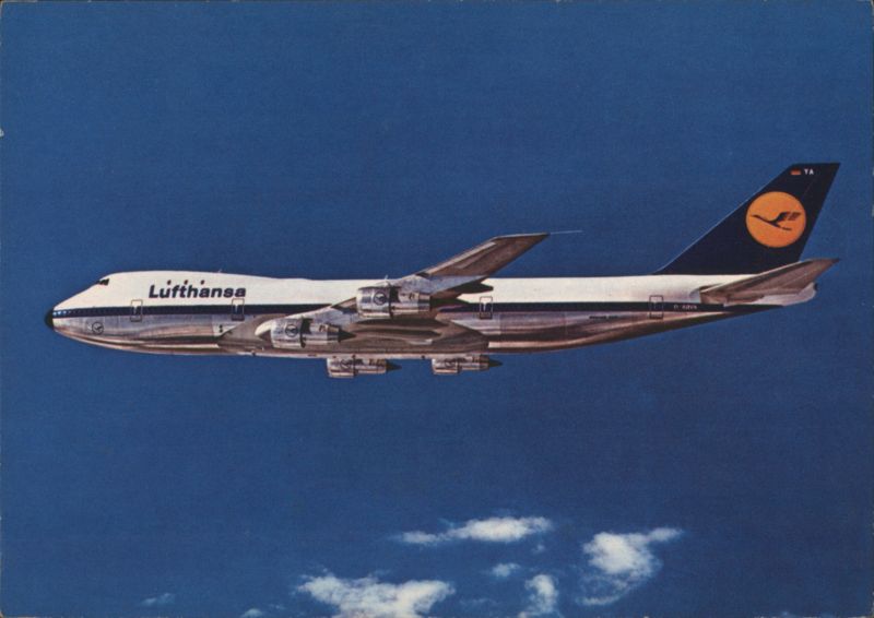 Lufthansa Boeing Jet 747 D-ABYS in Flight Aircraft