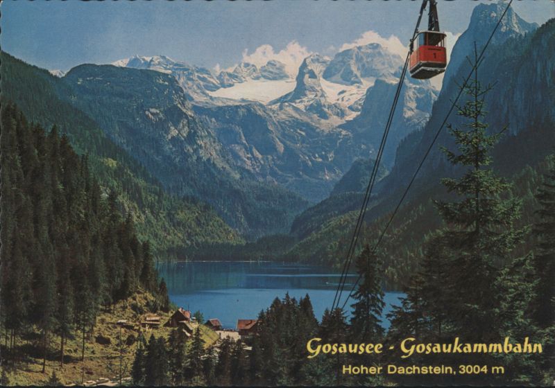 Gosausee - Gosaukammbahn, Hoher Dachstein, 3004 m Austria