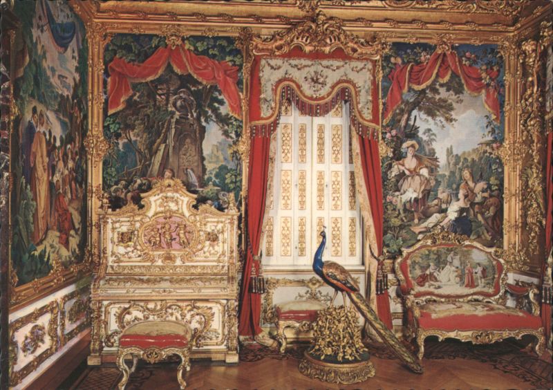 Linderhof Castle, West Tapestry Room (Music Room) Germany