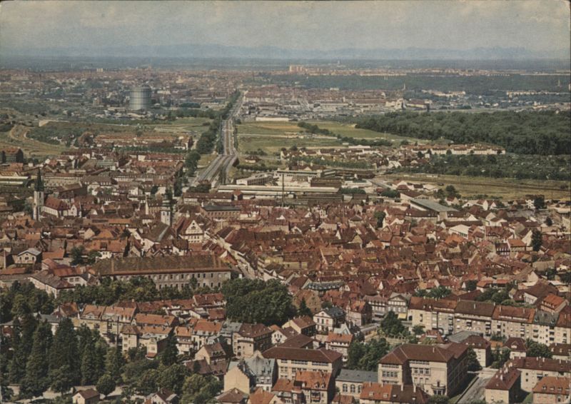 Karlsruhe - Durlach View from Turmberg Karlsruhe-Durlach Germany