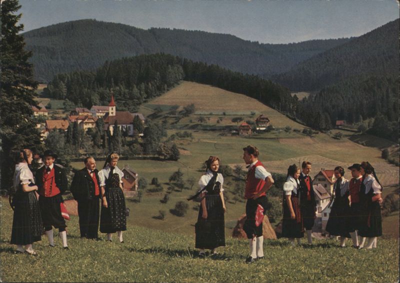 Trachtengruppe Schönmünzach-Schwarzenberg, Black Forest Germany