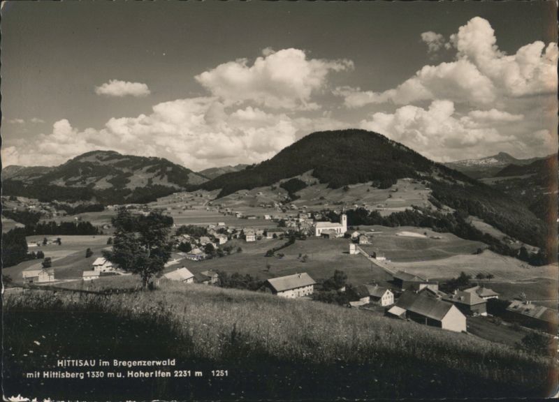 Hittisau im Bregenzerwald, Hittisberg, Hoher Ifen View Austria