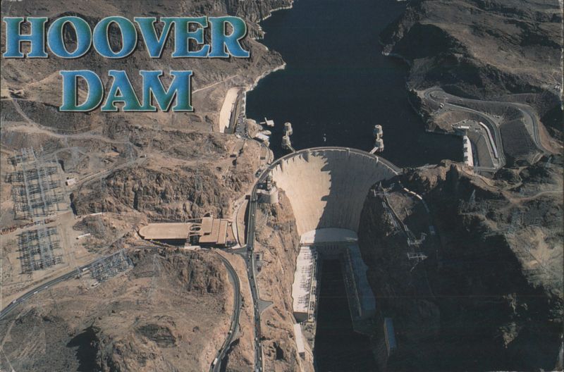 Hoover Dam Aerial View Nevada