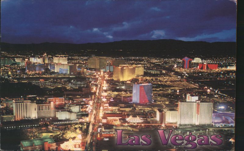 Las Vegas Strip Night View, Cityscape Nevada Brent
