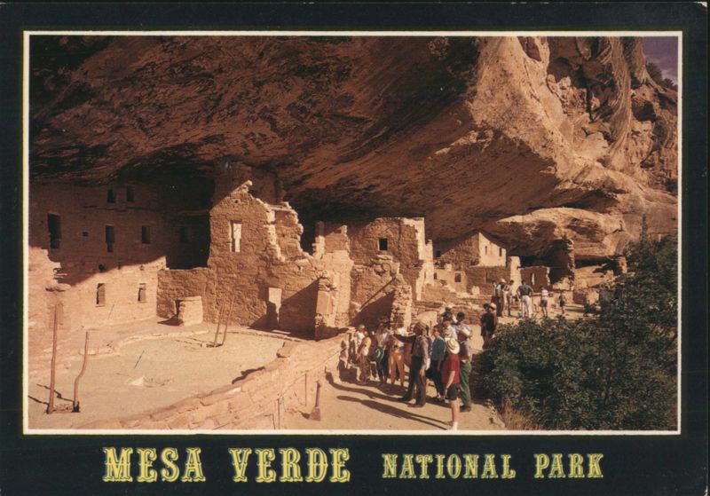 Mesa Verde National Park Spruce Tree Ruins Cliff Dwellings Cortez Colorado