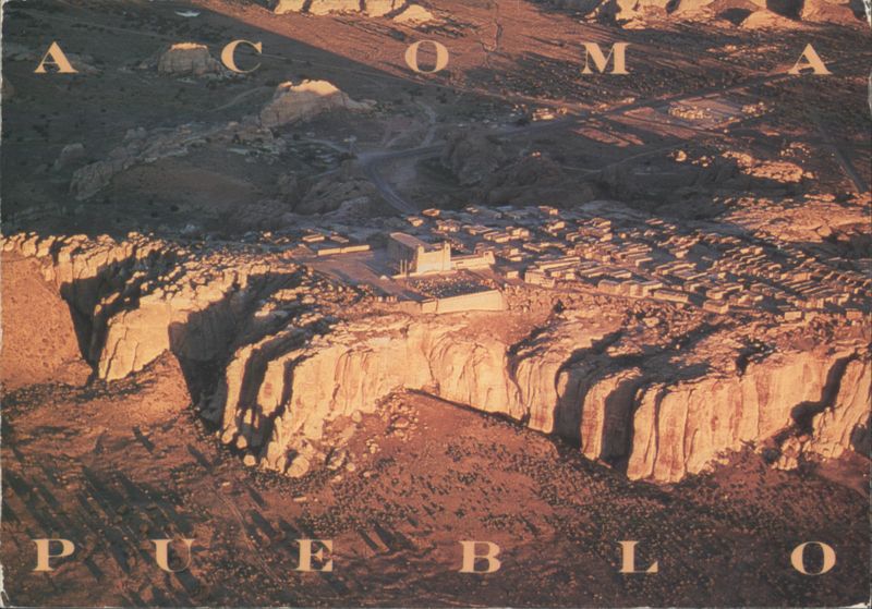 Acoma Pueblo 'Sky City' Aerial View New Mexico Baker Aerial Photography