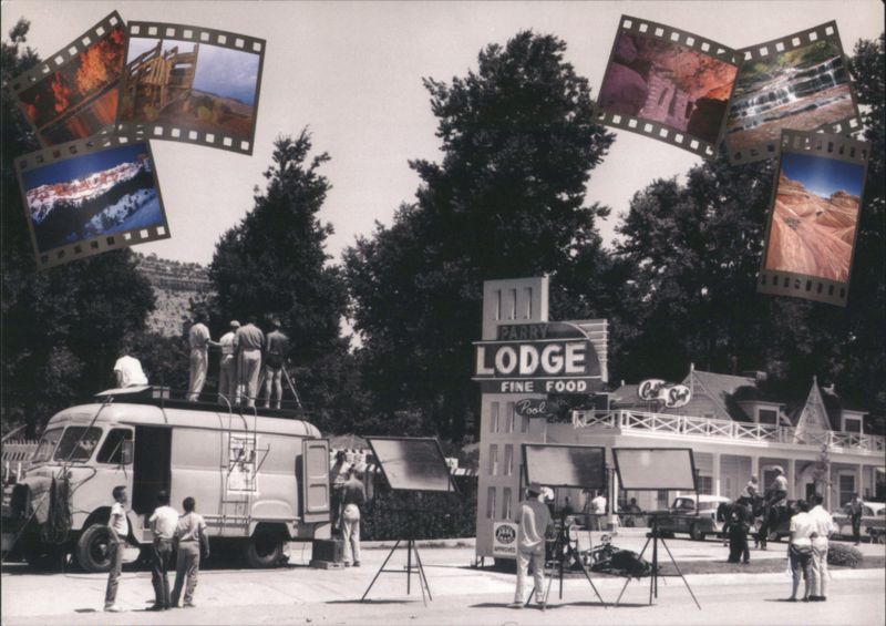 Filming on Location at Parry Lodge Kanab Utah