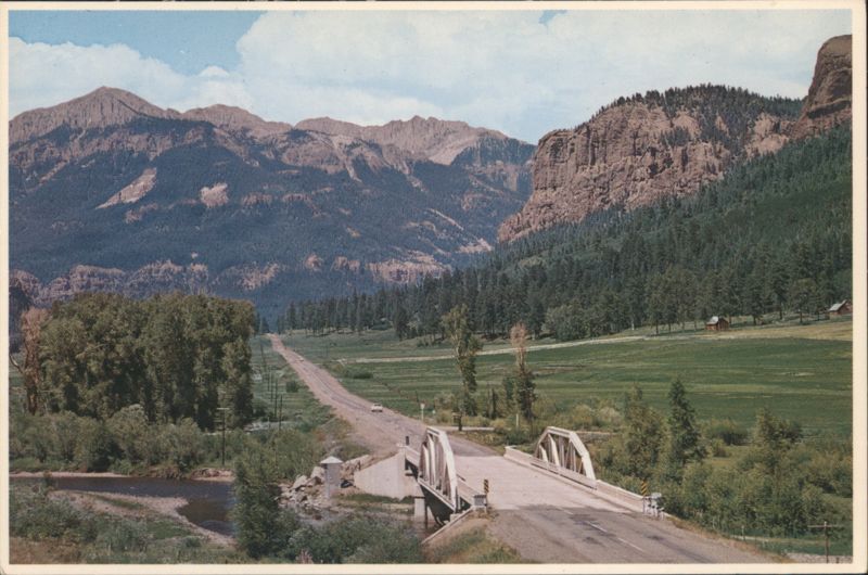 APPROACHING WOLF CREEK PASS, San Juan Mountains, CO Pagosa Springs Colorado