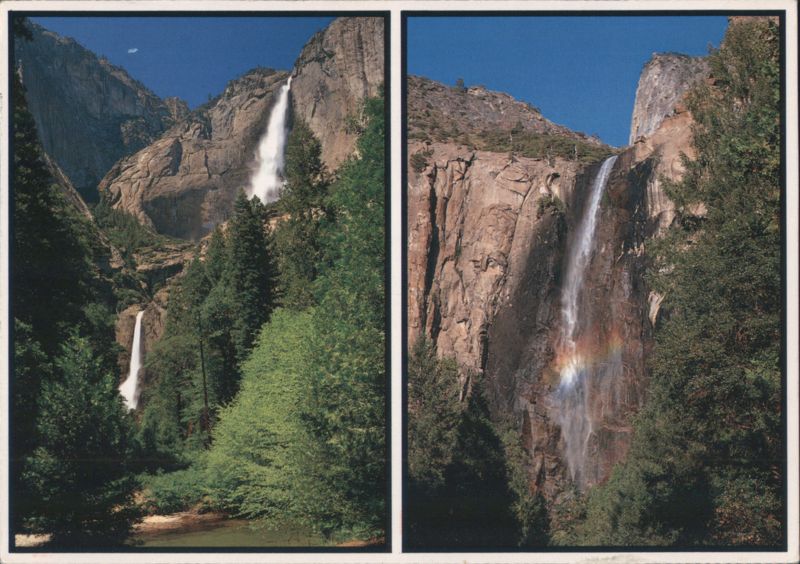 Yosemite Falls & Bridal Veil Falls, Yosemite National Park California