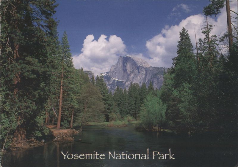Half Dome and Merced River, Yosemite National Park California