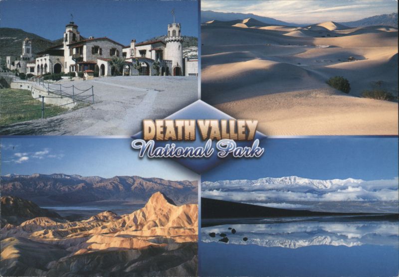 Death Valley National Park, Scotty's Castle, Dunes, Badwater, Zabriskie Point California