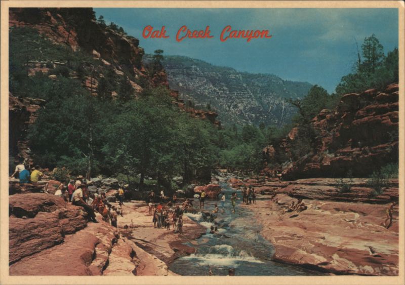Slide Rock, Oak Creek Canyon Sedona Arizona Jim Burke