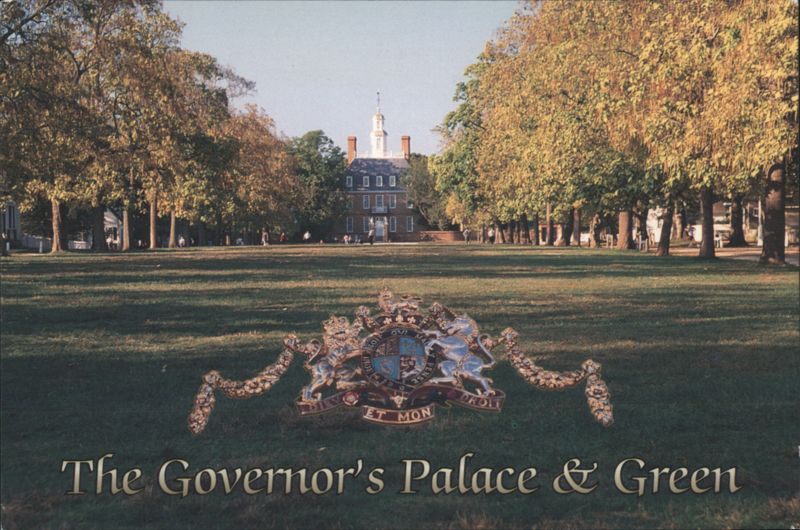 Royal Governor's Palace & Green, Williamsburg Virginia