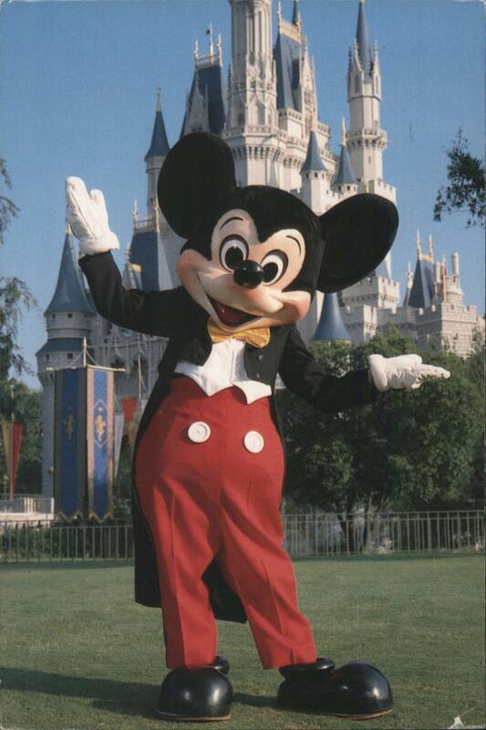 Mickey Mouse at Cinderella Castle, Walt Disney World