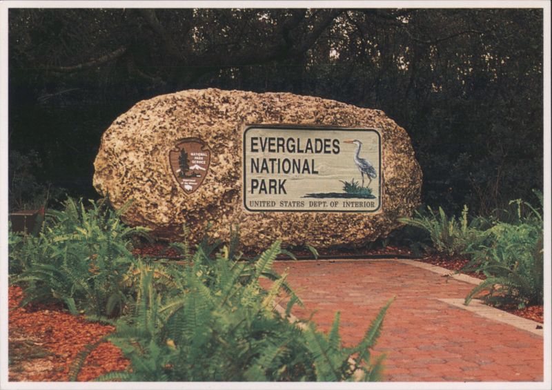 Everglades National Park Sign, Florida Cheryl Morgan