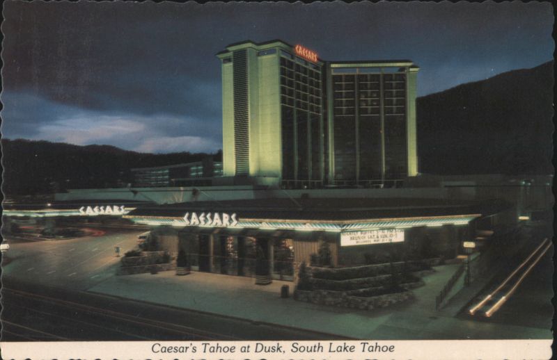 Caesar's Tahoe at Dusk South Lake Tahoe Nevada Don Ceppi