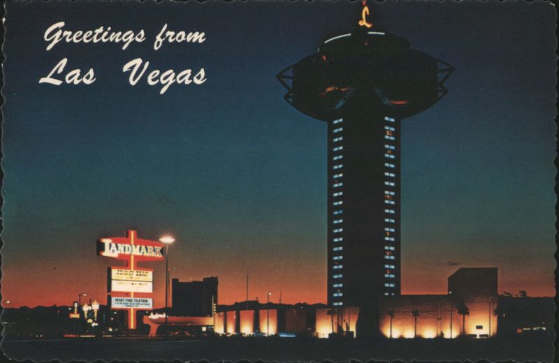 Greetings from Las Vegas, Landmark Hotel Tower Nevada