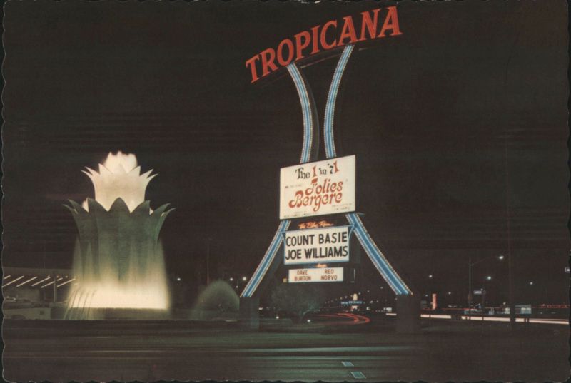 Tropicana Hotel Folies Bergere Count Basie Joe Williams Las Vegas Nevada