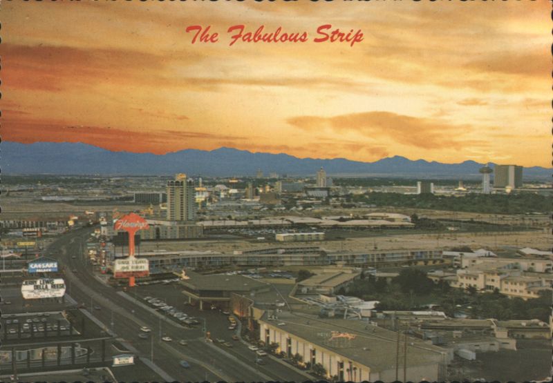 The Fabulous Las Vegas Strip at Sunset Nevada