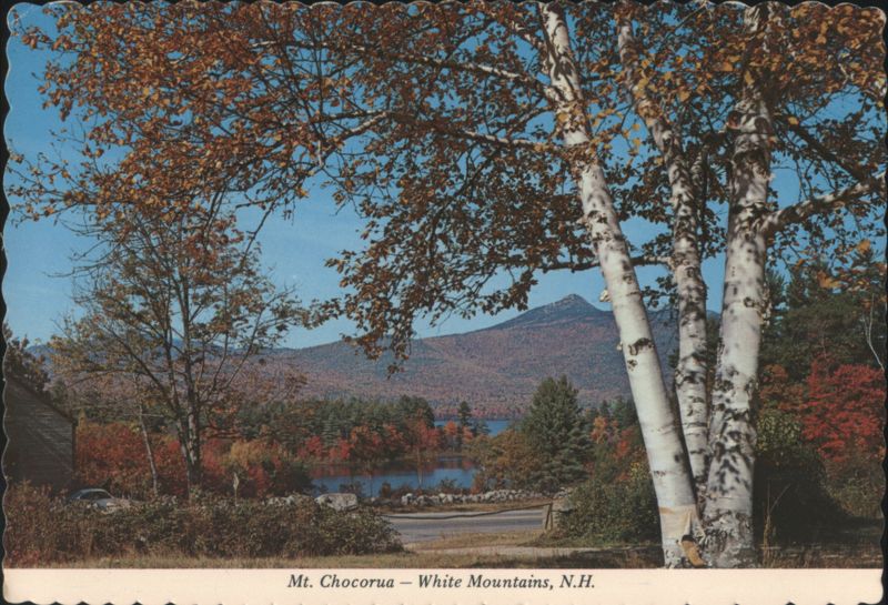 Mount Chocorua, White Mountains, NH, Autumn Foliage New Hampshire