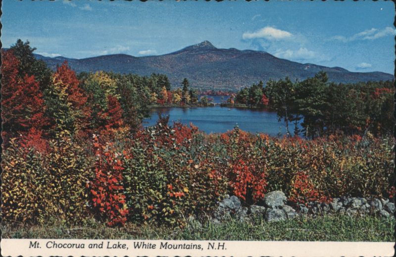 Mt. Chocorua and Lake, White Mountains, NH, Fall Foliage New Hampshire